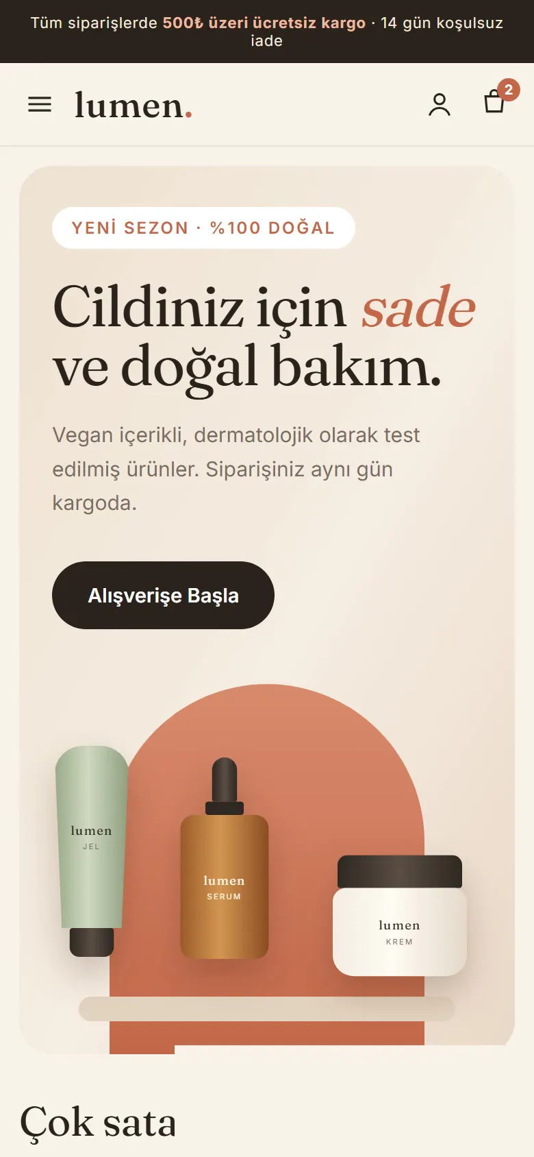 E-ticaret Başlangıç Paketi — phone