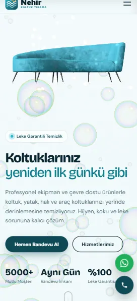 Nehir Koltuk Yıkama — phone