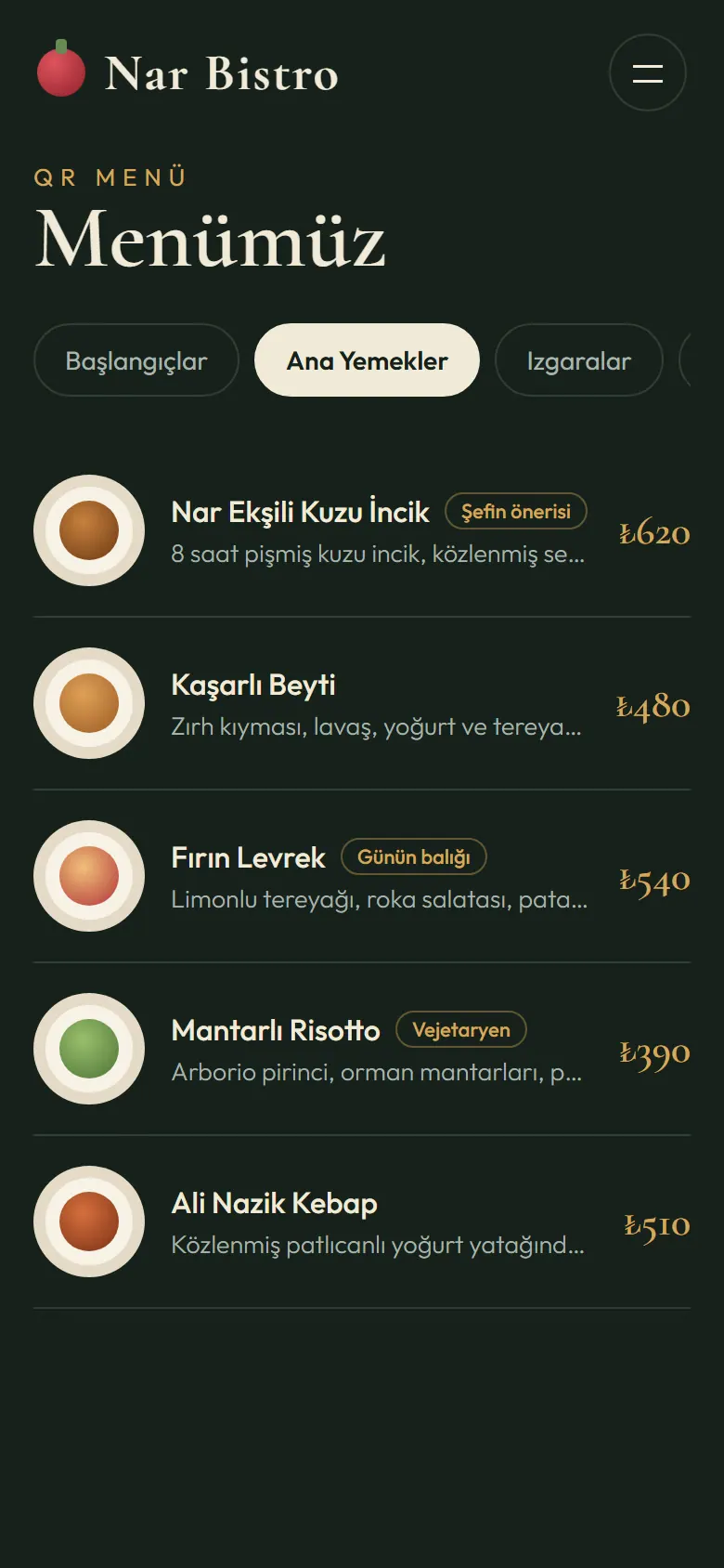 Restoran ve Kafe Paketi — 4